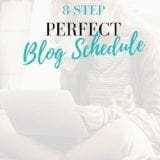 8 Step Blog Schedule