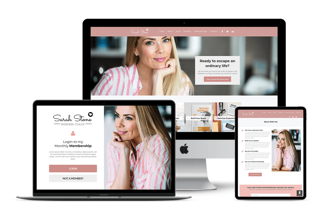 Light Coach Website by Torie Mathis