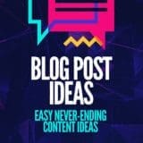 blog post ideas