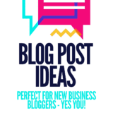 blog post ideas