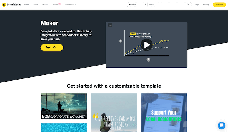 StoryBlocks - Best Video marketing tools