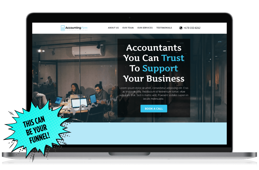 Accounting funnel template