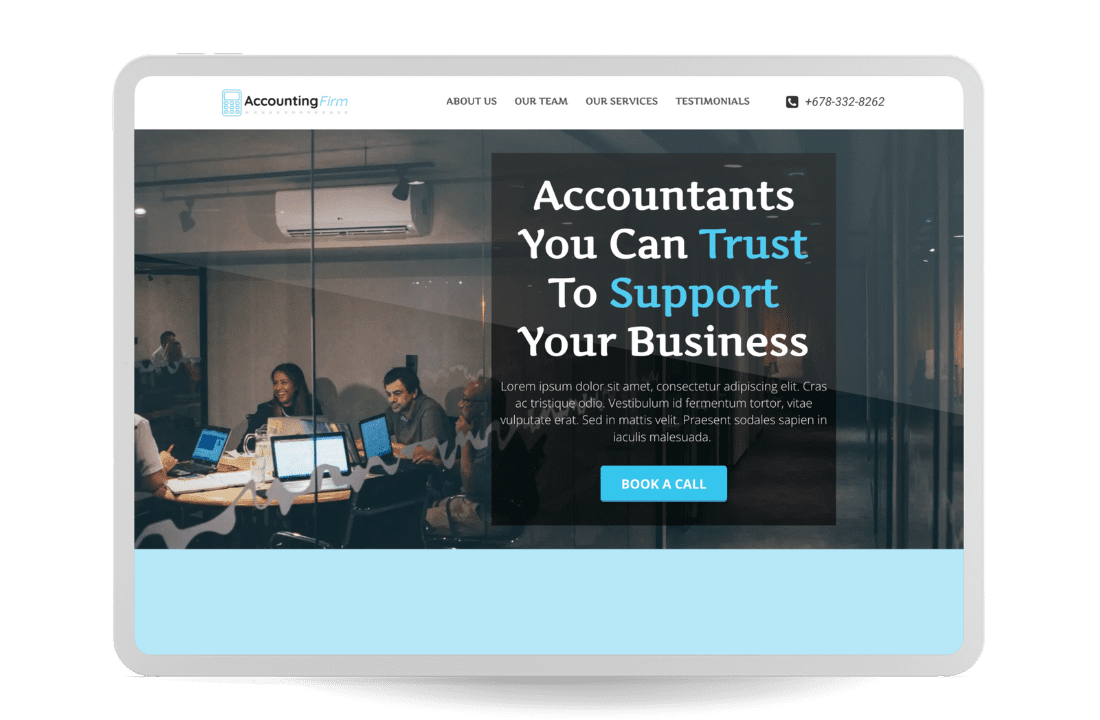 Accounting funnel template