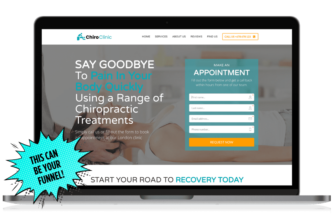 Chiropractor Funnel Template