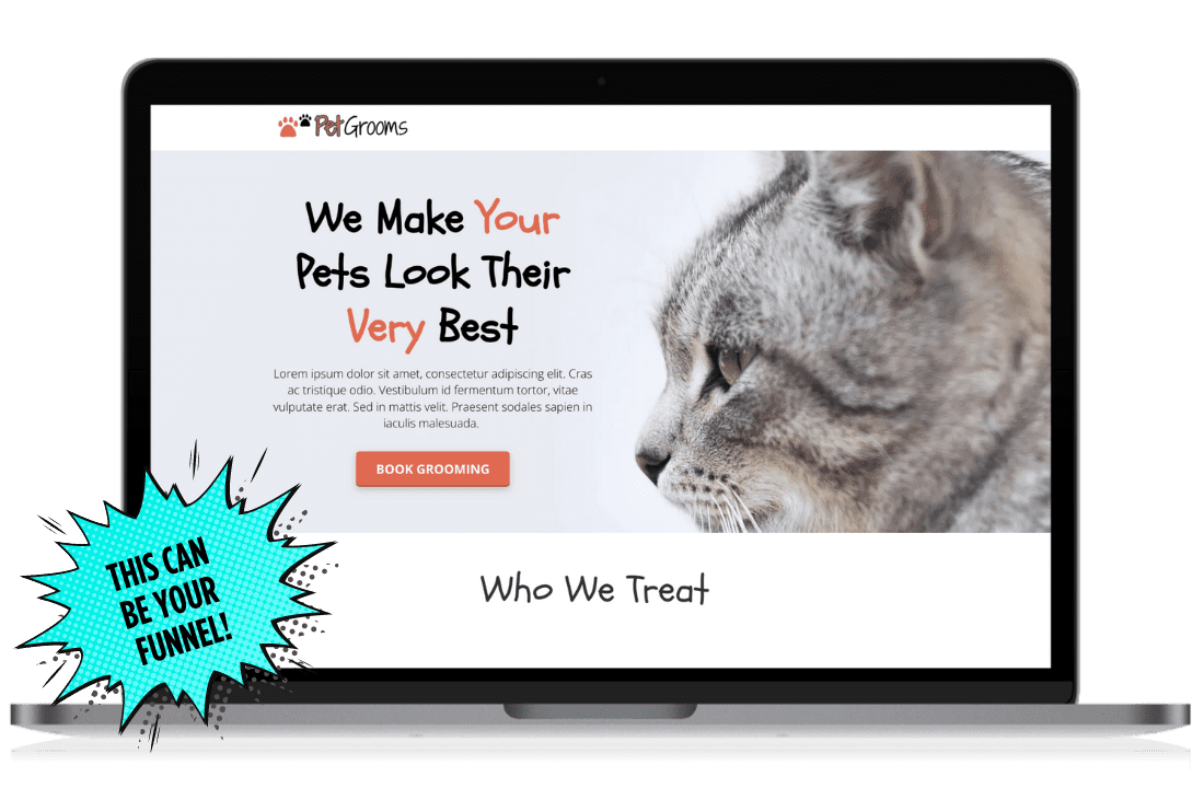 Pet Grooming Funnel Template