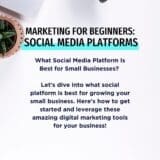 Best social media platforms for small business | Torie Mathis