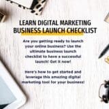 Business Launch Checklist | Torie Mathis