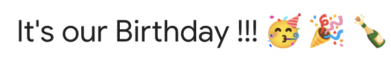 party popper emoji example